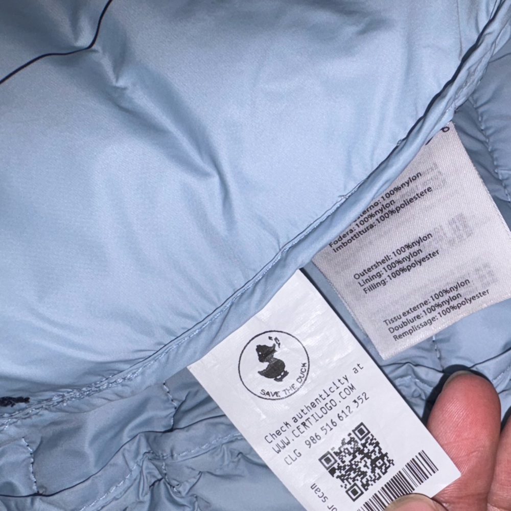 SAVE THE DUCK Navy Puffer Jacket. Excellent Condition - Picture 9 of 11